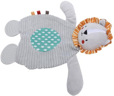 RASTKY Giocattolo da Coccolare per Bambini Coperta di Sicurezza Morbida per Animali Aiuto per la Dentizione per Neonati - Design Adorabile con Suono Increspato Che Promuove L'adesione, Materiale