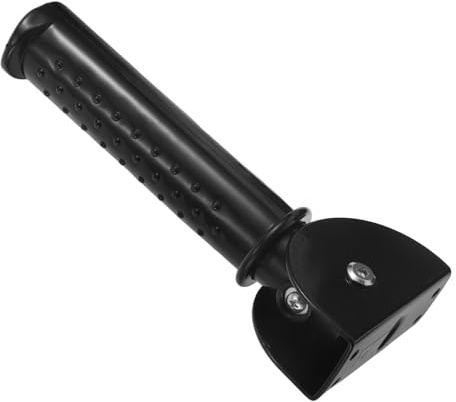 Barre D'appui Rabattable pour Escalier, Poignée D'assistance Pliable | Portes et Près du Lit, Métal Noir, Charge 100kg, avec Vis, pour Seniors et Personnes Âgées