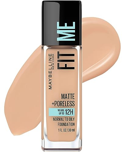 MAYBELLINE Fit Me Matte + Poreless Foundation 235 Pure Beige 1 fl. oz. (30 ml)