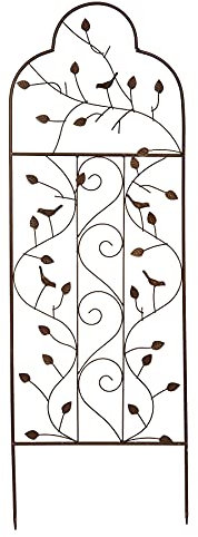 RUDDINGS WOOD Metal Garden Trellis Climbing Plant Flower Support Wire Frame Woodlands Design 120cm High