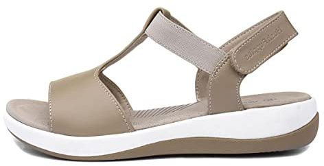 Hush Puppies Sylvie Sandal, Taupe, 5