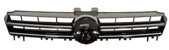 DM Autoteile 101026 Kühlergrill Kühlergitter Grill kompatibel für VW Golf 7 VII 5G1 BQ1 BE1 BE2 VFL 2012-2016