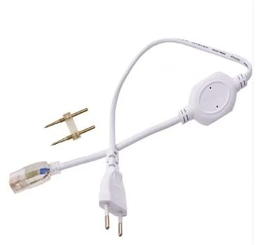 VoltShine Câble d'alimentation pour bandes LED haute tension, connexion à distance, idéal pour les projets d'éclairage décoratif et fonctionnel.
