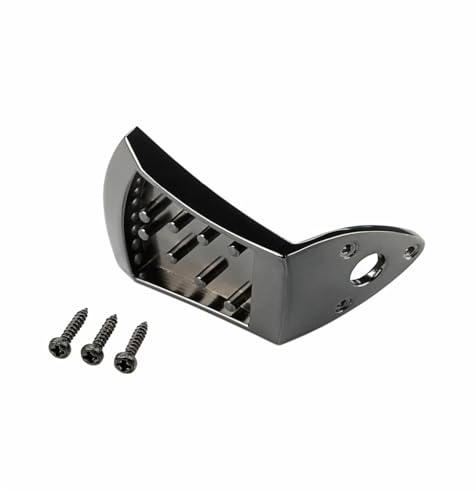 RuiJOTWAT Zinc Alloy Triple-cornered Mandolin Tailpiece with 3Pcs Screws