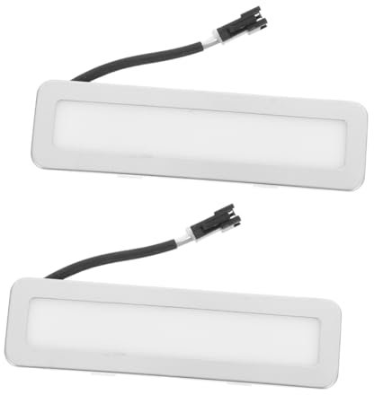Housoutil 2pcs Led Range Hood Light Bulbs Replacement Kitchen Cooker Light Rectangle Range Hood Lighting for Stove Lighting Cool Acv