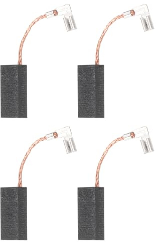 QUARKZMAN 4pcs Escobillas de Carbón Kit 19x6x9mm Cepillo Carbono para Motor | Carbon Brushes, Repuesto para Reparación, Herramienta Eléctrica, Taladros, Percutores, Sierras Crculares