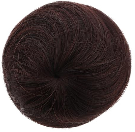 OATIPHO Elegant Donut Hairpiece Bun Extensions for Women Chignon Updo Accessory for Bridal Hair Styling and Special Occasions Comfortable Synthetic Hair