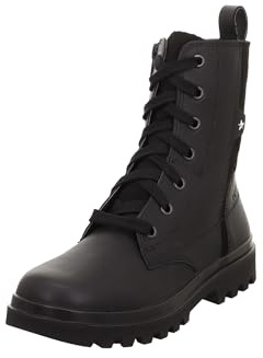 Superfit Mädchen und Jungen Winterstiefel Abby NOVA, Kinder Stiefel, Weite: M IV, warm, gefüttert, Boots, Winterschuhe, SCHWARZ (010), 38 EU