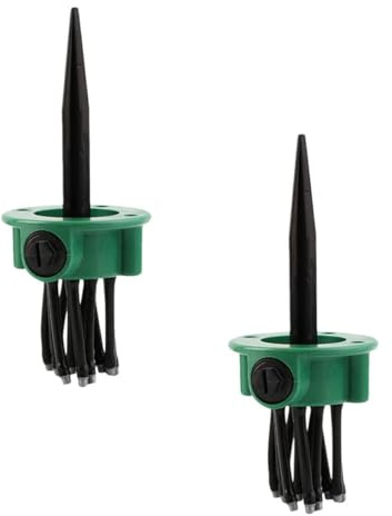 Gatuida 2 juegos Aspersores Automáticos de Jardín de Irrigación con Boquillas para Plantas y Césped Sistema de Riego para Huertos y