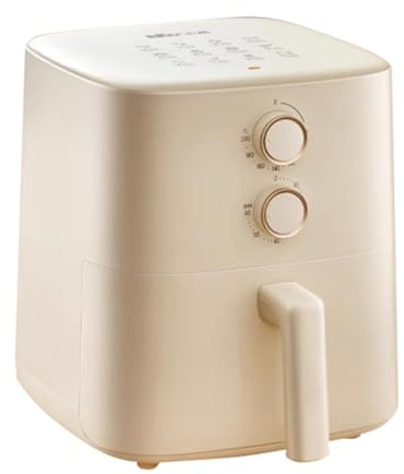 Easnuroz Freidora De Aire Doméstica De 5 L Horno Freidora De Aire para Cocina Freidora De Aire Inteligente Multifuncional Sin Aceite con Doble Botón De Control [Clase Energética A+++]