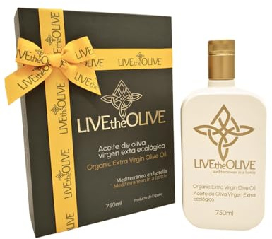 LIVEtheOLIVE | Aceite de Oliva Virgen Extra Variedad Manzanilla Cacereña - Estuche Regalo 750 ml