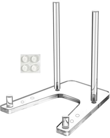 Supporto per Piatti da Esposizione,Cavalletti in Acrilico Regolobili - Porta Oggetti Regolabile Trasparente per Telefono Opere d'Arte Cartoline Scaffale Album Scrittoio Casa Tablet