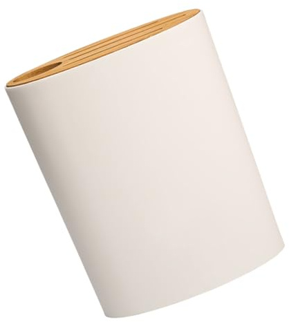 Toyvian Porta Coltelli da Cucina in Bamboo e Legno con Struttura Salvaspazio Organizer Professionale per Taglieri e Utensili Supporto per Coltelli Antiruggine Grande Colore Colore Casuale