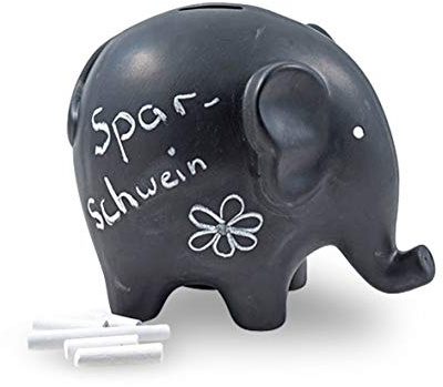Pajoma Spardose Elefant mit Kreide