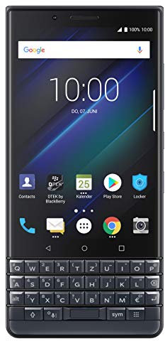 BlackBerry KEY2 LE Business Smartphone, 64 + 4 GB, Dual-SIM Space Blau