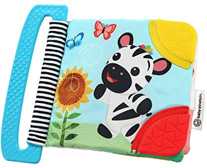 Baby Einstein Curious Explorers Beißring Buch Take-Along Toy, Alter Neugeborene +