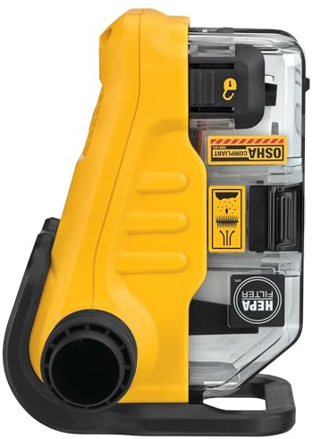 DeWalt DWH079D-XJ Adaptateur d'aspiration pour boîte à poussière Noir/jaune