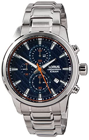 Lorus Men Analog Quartz Watch with Metal Strap RM329HX9