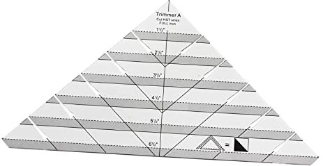 zalati Quiltlineale Werkzeuge Kreative Gitter Nählineale zum Quilten Dreieck Multifunktional für Heimwerkerarbeiten