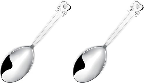 Guzzini Love Cucchiaio per Confetti, Stainless Steel 18/14, Argento, 23 cm, Acciaio inossidabile (Confezione da 2)