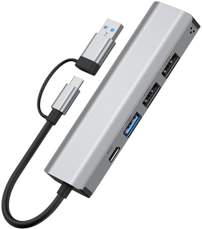 Adaptador Ethernet RJ45 de 100 mbps/1000 mbps con estación de acoplamiento USB 3.0 USB 2.0 tipo C para conexión a Internet, conectores Ethernet de viaje