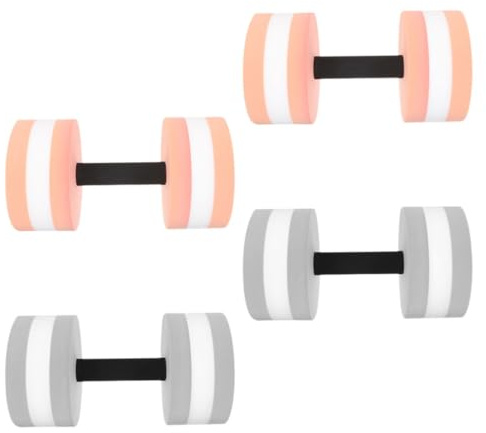 Veemoon Mancuernas de Agua para Aeróbic Acuático 4 Piezas 2 Pares Eva Flotantes - y -, Equipo Portátil para Ejercicios en Piscina, Entrenamiento de Fuerza y Rehabilitación