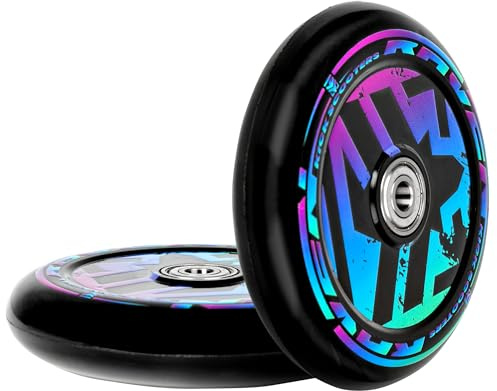 Raven Ersatzräder für Stunt Scooter Roller Evolution Slick Provox Laredo mit Kugellager 2 Stück 100mm oder 110mm (Provox Color 110mm)