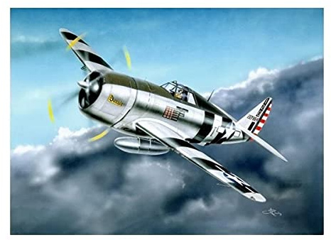 Trumpeter 02262 modellbyggsats P-47D Razorback Fighter, medium