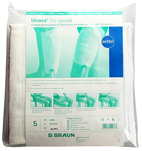 Urimed Fix spezial Beinmanschette mittel 5 Stück