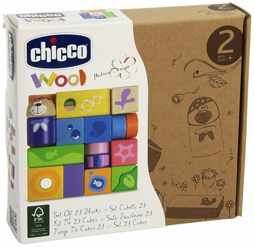 Chicco 00005165000000 - Bausteine, 23-er Set