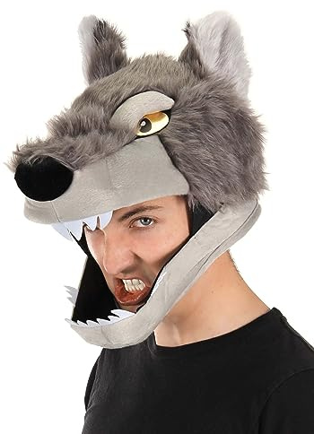 Elope Wolf Jawesome Hat Mask Standard