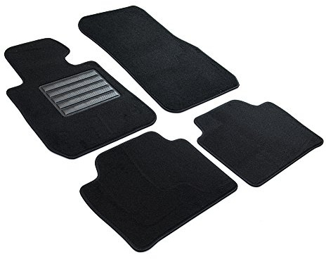 MDM SP-305 Fußmatten Velours Autoteppich passend für BMW Serie 3 (F30) / Serie 3 touring (F31) 2012>02.2019, black