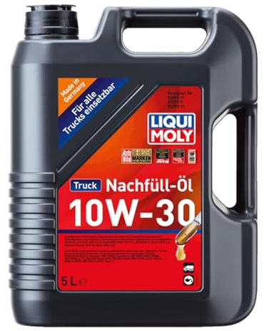 1x 5L Liqui Moly Motoröl Truck Nachfüll-Öl 10W-30 | 21221, Truck Nachfüll-Öl 10W-30
