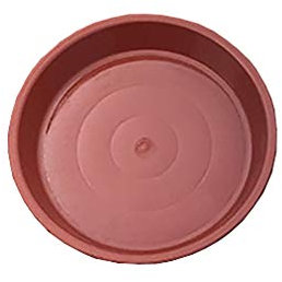 JIHUOO 10 Pcs Plastic Round Plant Saucers Planter Pallet Tray Flower Pot Base for Garden Indoor Outdoor L