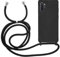MyGadget Handykette für Samsung Galaxy Note 10 Plus - [ Hülle mit verstellbaren Band ] - TPU Handyhülle mit Handyband zum Umhängen - Kordel Schnur Case Schutzhülle - Schwarz
