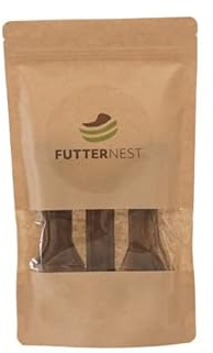 Futternest - Kauknochen für Hunde - 100% natürlich - 100% Haut in verschiedenen Sorten (Hirsch, 3er Set, 12cm)