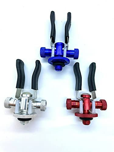 Olax Verstellbare Rutenauflage Rutenhalter aus Aluminium, Karpfenangeln (3 Stück)