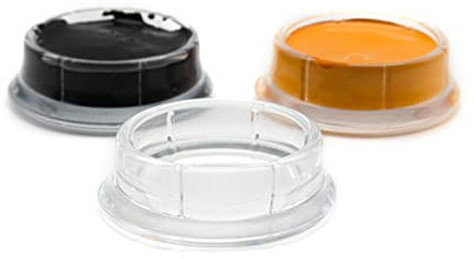 Enkotrade 10er Set Farbschälchen Farbschalen für Wasserfarben Deckfarben Aquarell