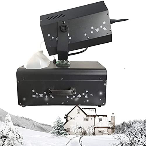 CHUNTIANMEI 2000W Bühne Schneeflocken Maschine, Tragbare Outdoor Schneemaschine Den Garten, Für Halloween Party Hochzeit Weihnachten Bühneneffekte,Produziert Die Illusion Von Echtem Schnee