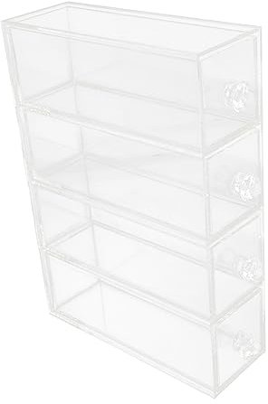 Warmhm Schmuck Organizer Mit Transparenten Für Kosmetik Und Accessoires Stabil Und Langlebig Für Schminktische Und Aufbewahrungssysteme