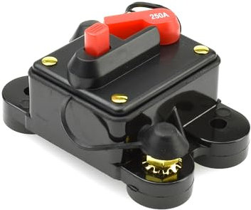 maxxcount Schutzschalter Sicherungsautomat 300A 12V bis 48V Zubehör Elektrik Auto Garten