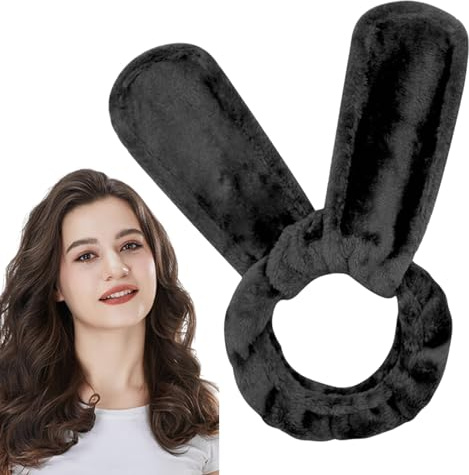 Heatless Curls Headband, Soft, Heat- Curlers for Sleeping, Rabbit Ears, Heat- Curling Iron Headband, No Heat Curling Iron, Curler Styling Tool for Sleep Over Maciun