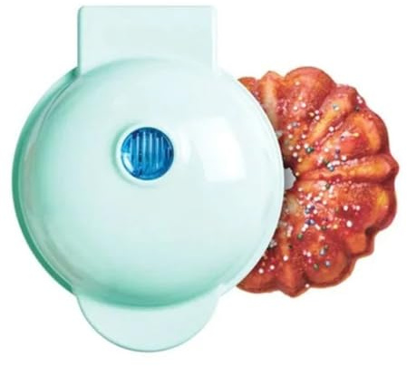 Asttenno Min Make-Waffle Haushalt Kürbiskuchenmaschine Kinder Frühstücksmaschine Mini Backmaschine Mini Maschine EU-Stecker