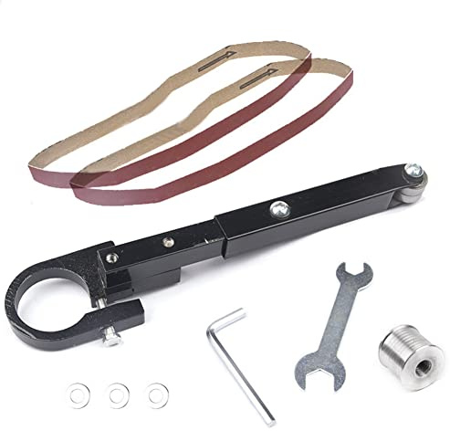 Air Belt Sander Attachment Sander Sanding Belt Adapter Pipe Belt Sander Modified Sand Belt Machine Electric Belt Grinder