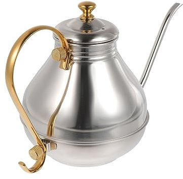 Cabilock 1stück Edelstahl Für Induktionsherde Praktische Wasserkocher Mit Ergonomischem Griff Für Restaurant Küche Und Zuhause Silber