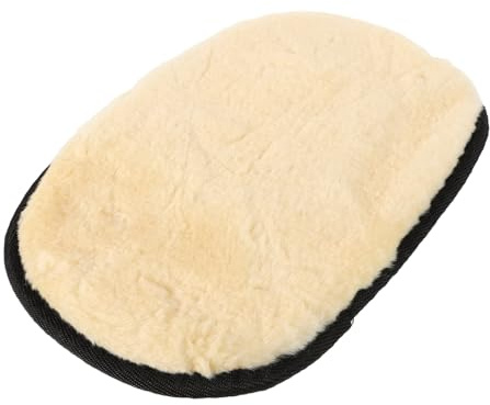 WEKADRIN Lederstiefel Polierhandschuh Aus Weichem Kunstlammfell Für Effektive Schuhpflege Und Staubabsorption Ideal Zur Politur Von Lederschuhen Und Autoreinigung