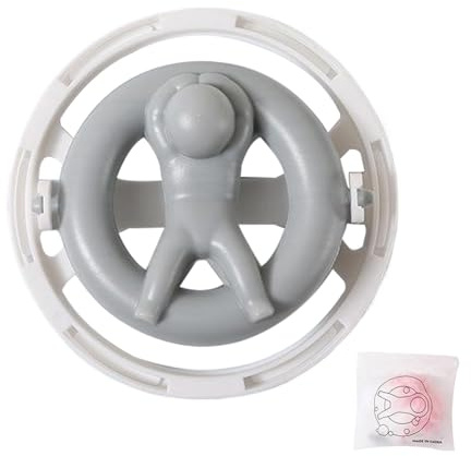 Fusselentferner, Tierhaarentferner, schwimmfähig, wiederverwendbar, leicht | einfache Reinigung, kompakt, tragbar, PP-Material, Polyester, Haarfilter für Katzen und Hunde, Wäsche, 10 x 10 x 4 cm,