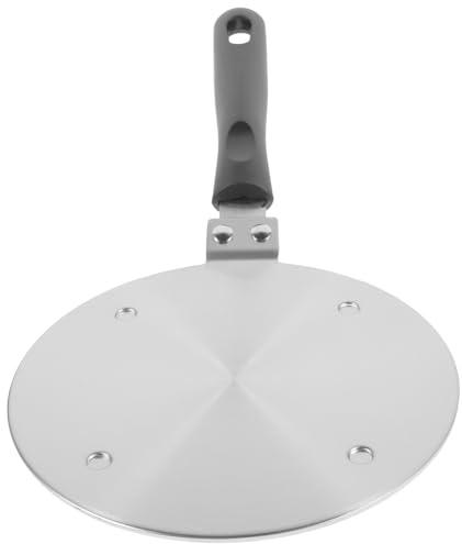 LIGIGWASH Plaque Diffuseur de Chaleur Induction Acier Inoxydable avec Poignée Amovible Adaptateur pour Gaz Électrique et Induction Transfert Uniforme pour Casseroles et Cafetières