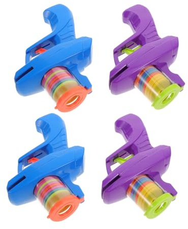 WEKAMOS 4piezas De Zanahoria De Discos Voladores para Juguetes Juego De Discos Voladores De Platillos para Parques Patios y Actividades