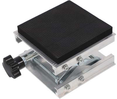 Sosoport Labor Hebebühne Manuell Einstellbar Aluminium Mit Dämpfung Labor Plattform Stativ Stabil Für Laborgeräte Laboranwendungen